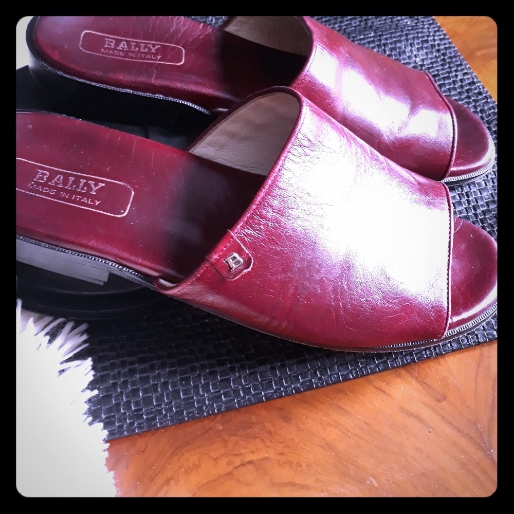 Mens bally slippers